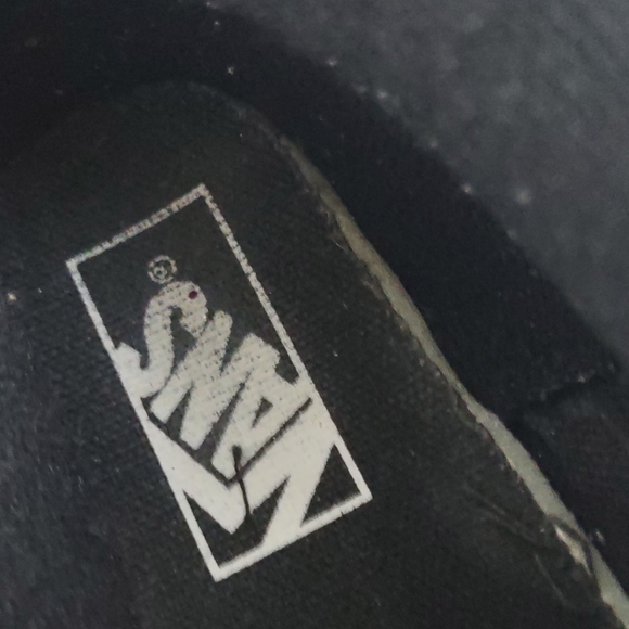 VANS HALF CAB BLACK/WHITE STITCH (TC6D) KIDS PROFESSIONAL SKATE BOARD SHOE - Picture 15 of 17